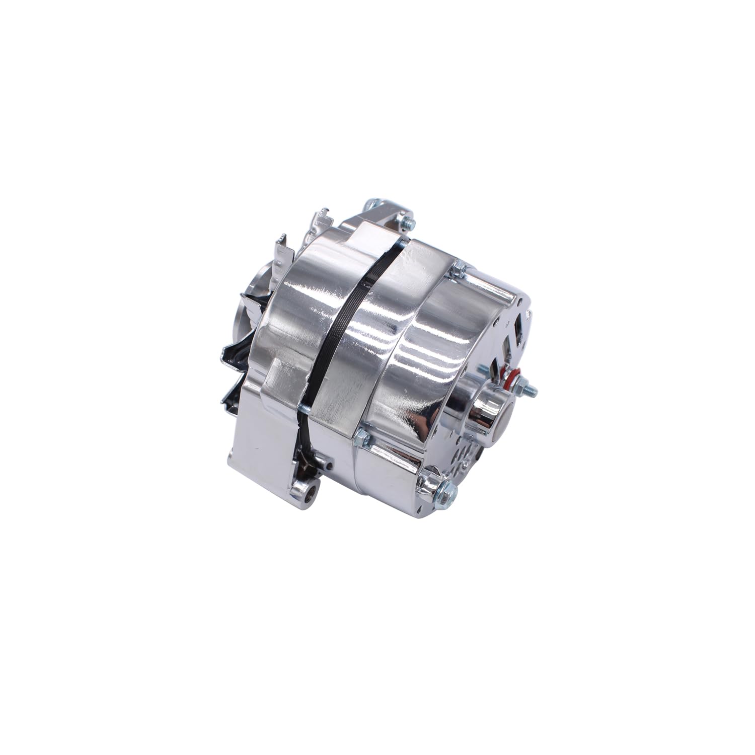 Alternateur chromé pour tige de rue 110 A 1 fil auto-excitant GM 305 350 BBC SBC