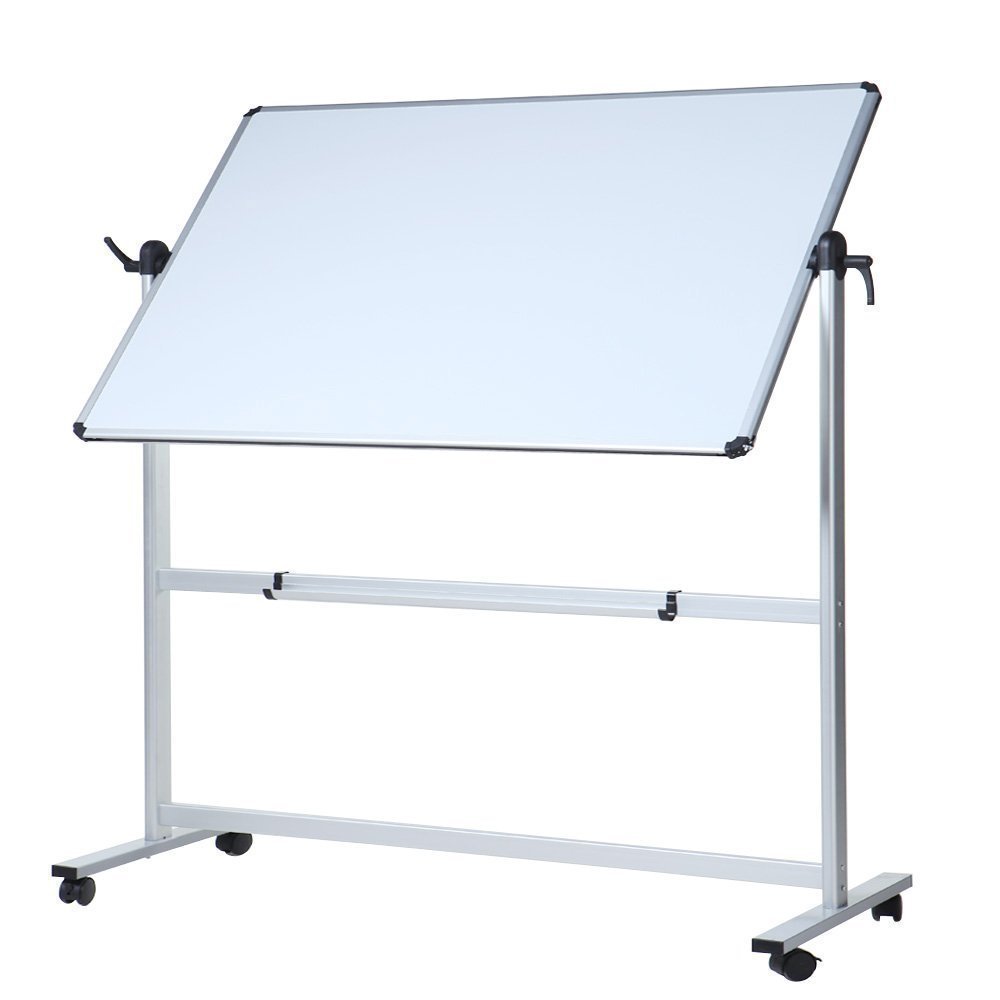Viz-Pro Mobile Revolving Magnetic Whiteboard 1800x1200mm
