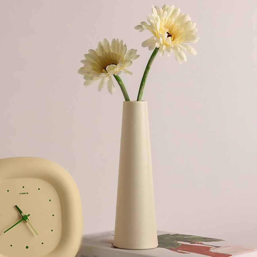 エレガント　フラワーベース　花器　花瓶　インテリア　飾り物　ホテル　White 326306.jpg