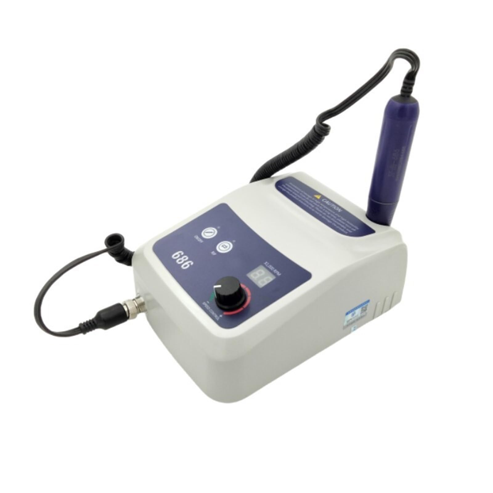 JVDDI 686 Jade Carving Machine Small Brushless Polishing Machine, Wood Core Jade Carving, Electric Carving Tool(2.35 handle)