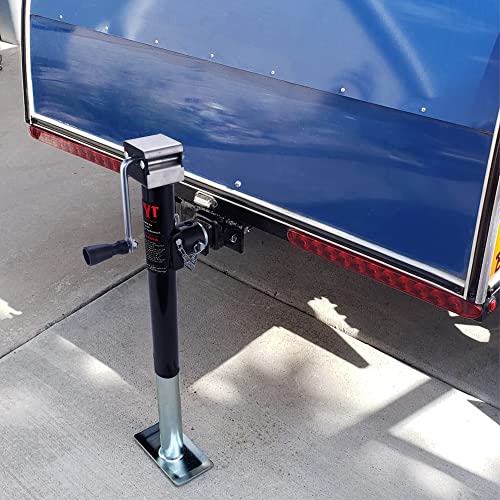 TYT WeldOn PipeMount Trailer Jack, 2,000 Lbs Capacity