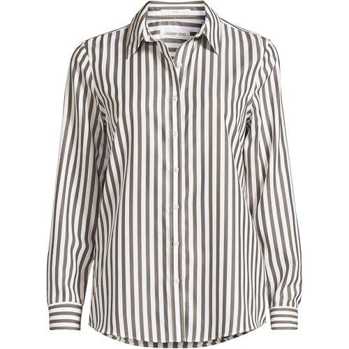 Image of Lands' End Women's Pinwale Cord Long Sleeve Shirt