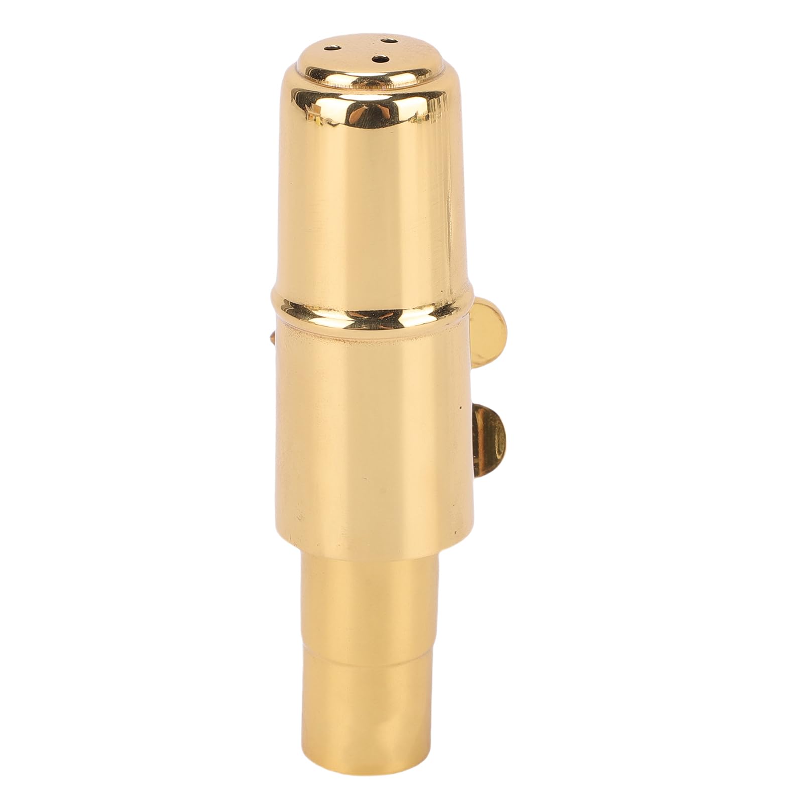 Tissting Bocchino Sassofono Soprano in Ottone Bb con Cappuccio e Morsetto - Per Principianti e Musicisti, per Musica Jazz, Classica e Contemporanea, Include Cappuccio Protettivo