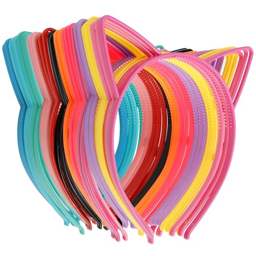 COCIDE 36Pcs Cat Ears Headbands Plastic Taylor Party Decorations ...