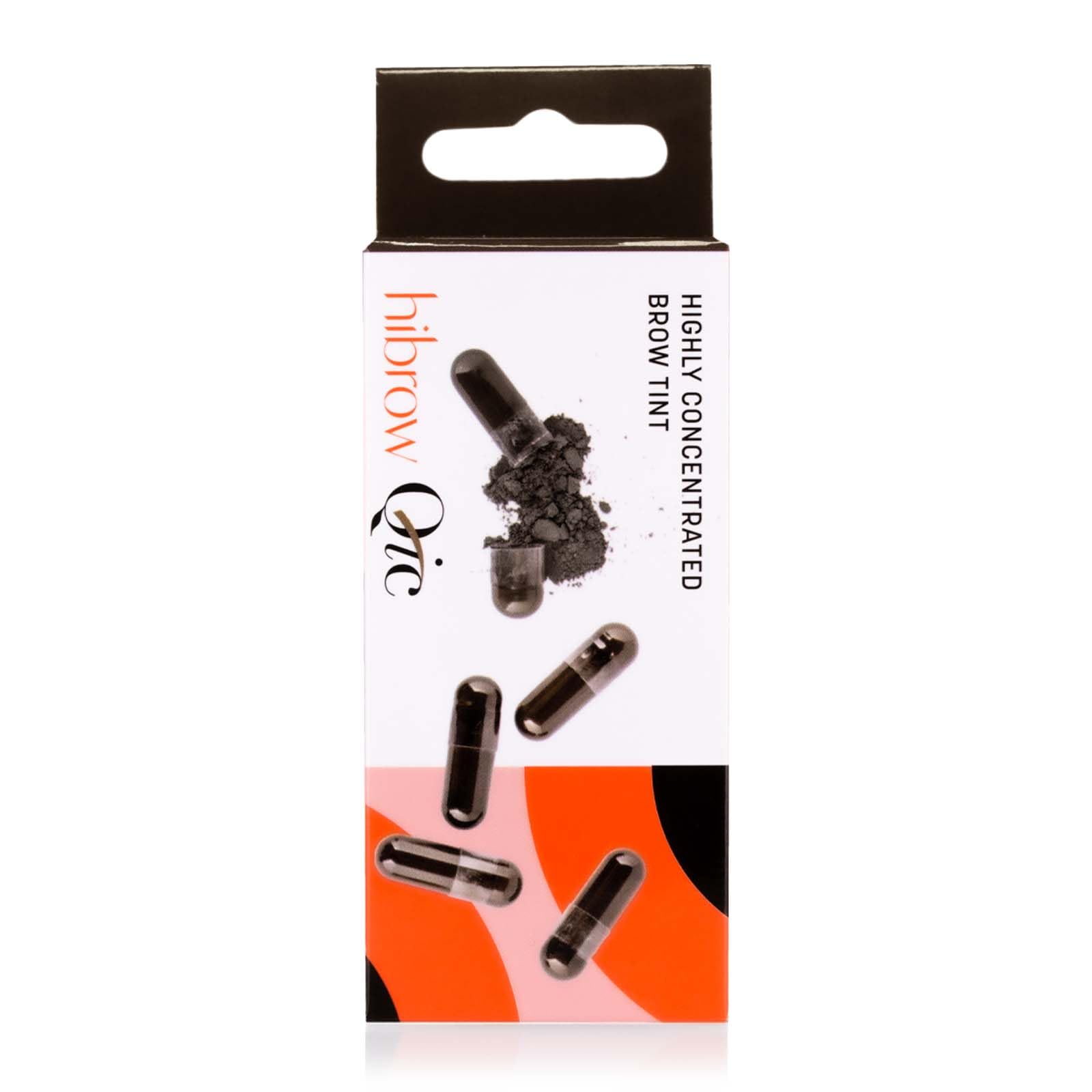 Hi Brow Quick Intense Colour (QIC) - 20 brow tinting capsules of powdered tint - Dark Brown, 0.5 g (Pack of 20)