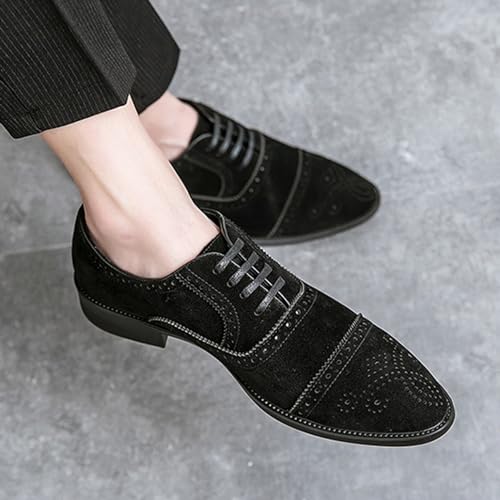 ADMLZQQ Men Wedding Shoes Fashion Classic Casual Leather Shoes Modern Business Formal Shoes Dress Shoes for Men4