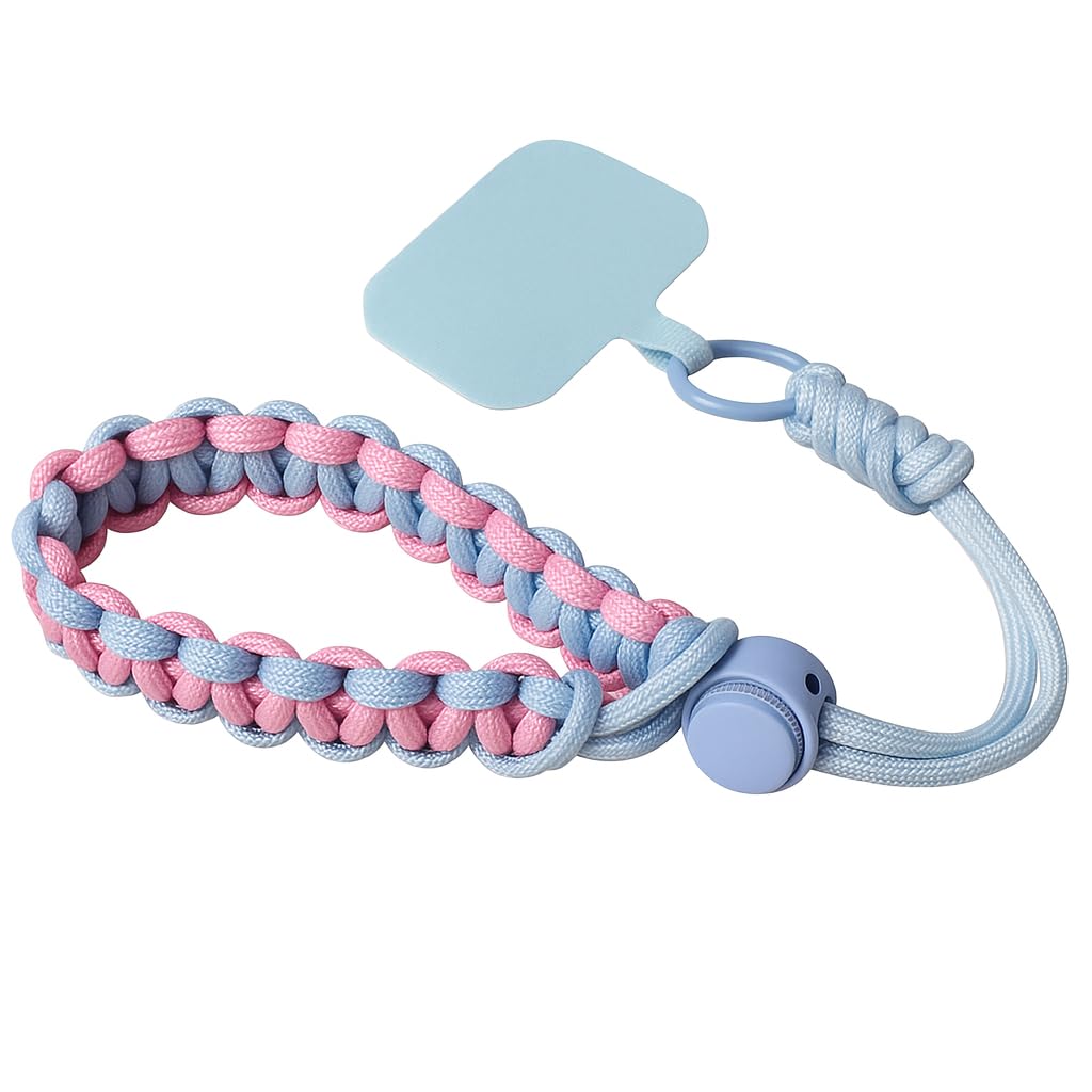 HICOBER Phone Strap Lanyard, Adjustable Phone Lanyard with Two-Color Woven Braided, Phone Wrist Strap for Phone, Universal Anti-Lost Lanyard for Camera Strap, Cell Phone Lanyard, Keys-image-26