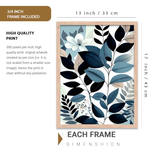 Image of kotart Painting for Wall Decoration - Modern Art Wall Decor Framed Painting for Living Room Bedroom - Framed Wall Posters /Paintings with Frame Set of 3 (Art-6, 13X17 inch)