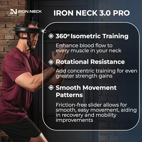 Image of Iron Neck Trainer 3.0 Pro, Alpha Plus Neck Harness, and Strength Kit Bundle for Progressive Strength Training, Pain Relief and Muscle Building