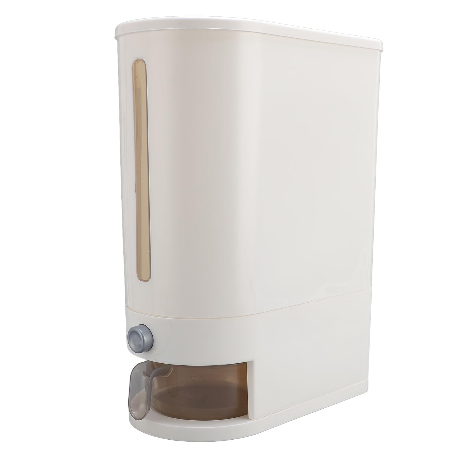 Dispensador de arroz con taza, 10 kg, polipropileno sellado para comida seca (tipo 1)