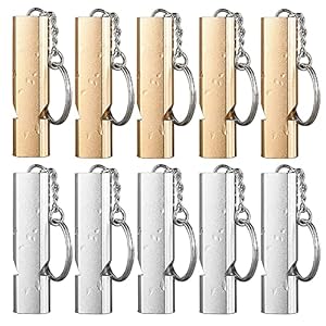 10 stks Emergency Fluitje Super Luid 120dB Emergency Noodfluitje Dubbele Buis Emergency Fluitje Aluminium Veiligheid Survival Fluitje Perfect voor Coaches Wandelen Camping Training Ultra Luid