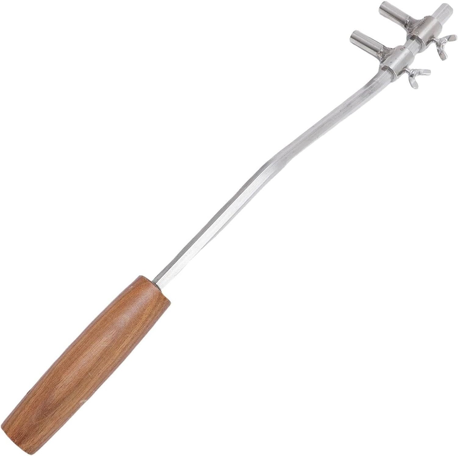 Bonsai Branch Bender 42.5cm/16.7in Stainless Steel Tool for Shaping - Adjustable Styling Wrench with Wood Handle for Gardening Enthusiasts And Professionals