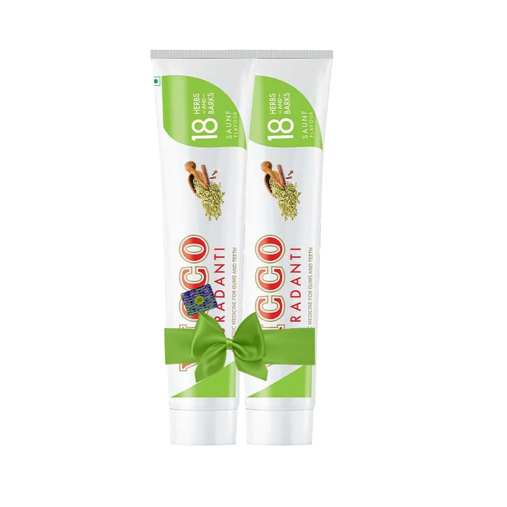 Vajradanti Saunf Flavour Toothpaste | Ayurvedic Medicine For Gems and Teeth | 160Gm - Pack of 2 by JV