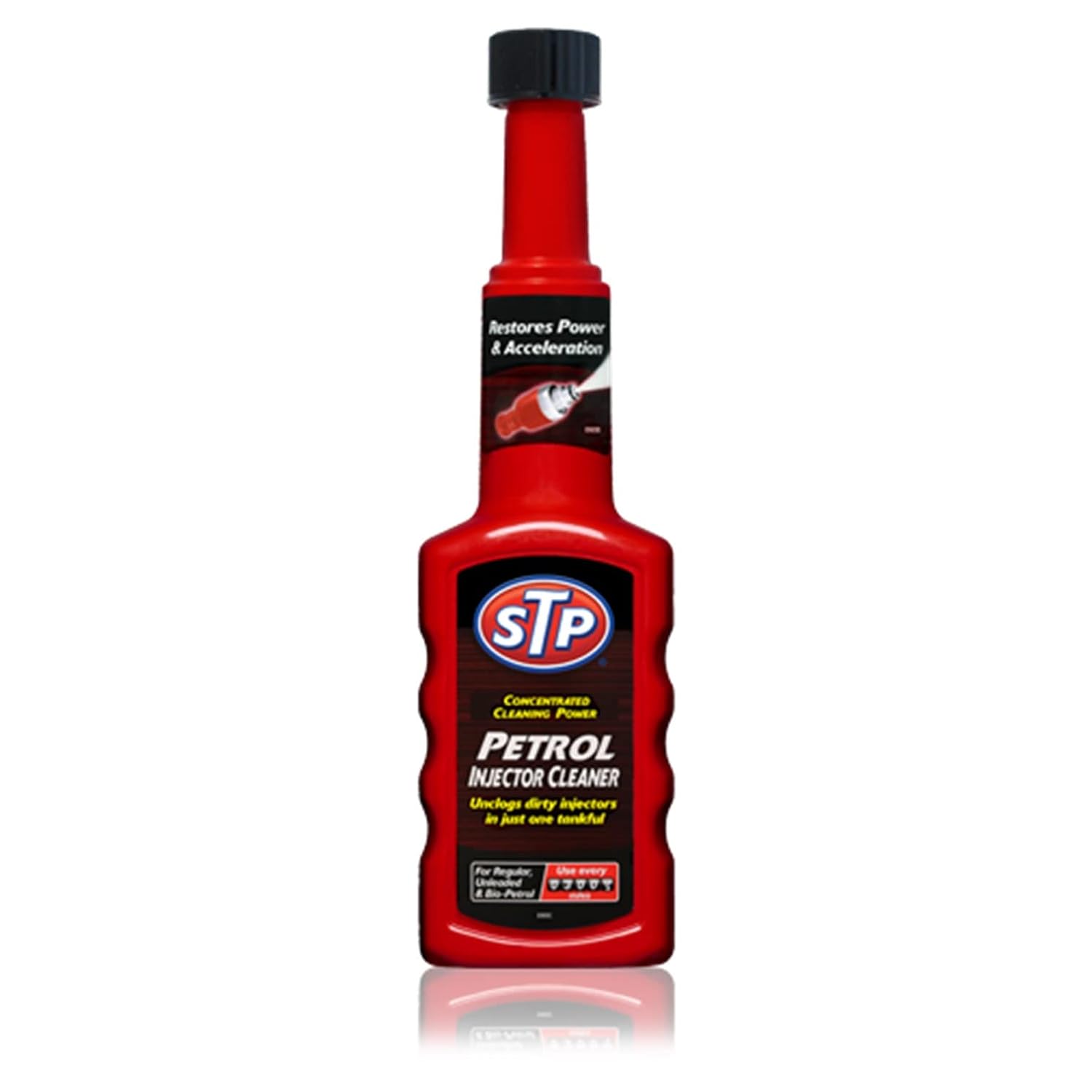STP Petrol Injector Cleaner Unclog Dirty injectors with just one Treatment (Helps Restore