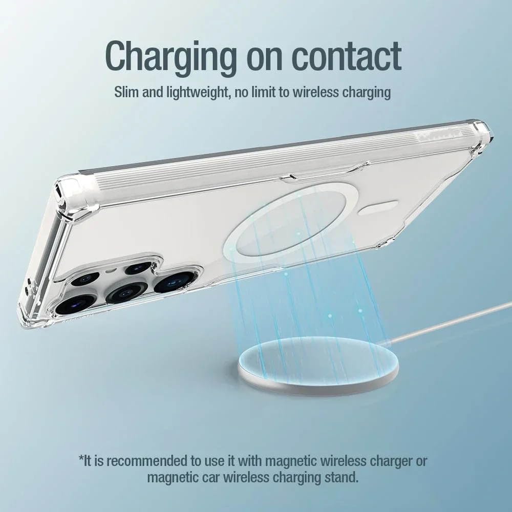 Custodia magnetica per Samsung Galaxy S25 S24 Ultra Plus Pro, protezione per obiettivo, magnete standard, per Samsung S25