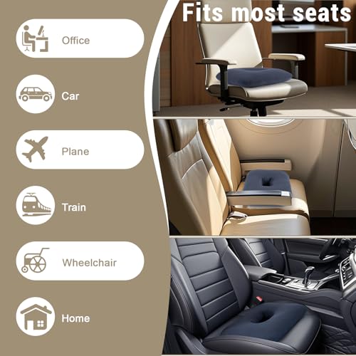 Donut Pillow for Bed Sores Tailbone Pain Relief Cushion, Cotton Butt Donut Cushion Breathable for Hemorrhoid, Pregnancy, Prostate and Surgery, Sitting Pressure Relief for Home, Office, Car