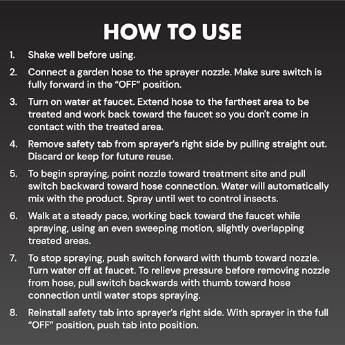 Spectracide Triazicide Insect Killer For Lawns & Landscapes Concentrate, Ready-to-Spray, 32-Ounce, 6-Pack