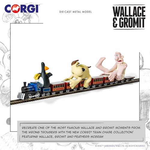 Train Corgi moulé sous pression Wallace et Gromit de qualité collectionneur - 5