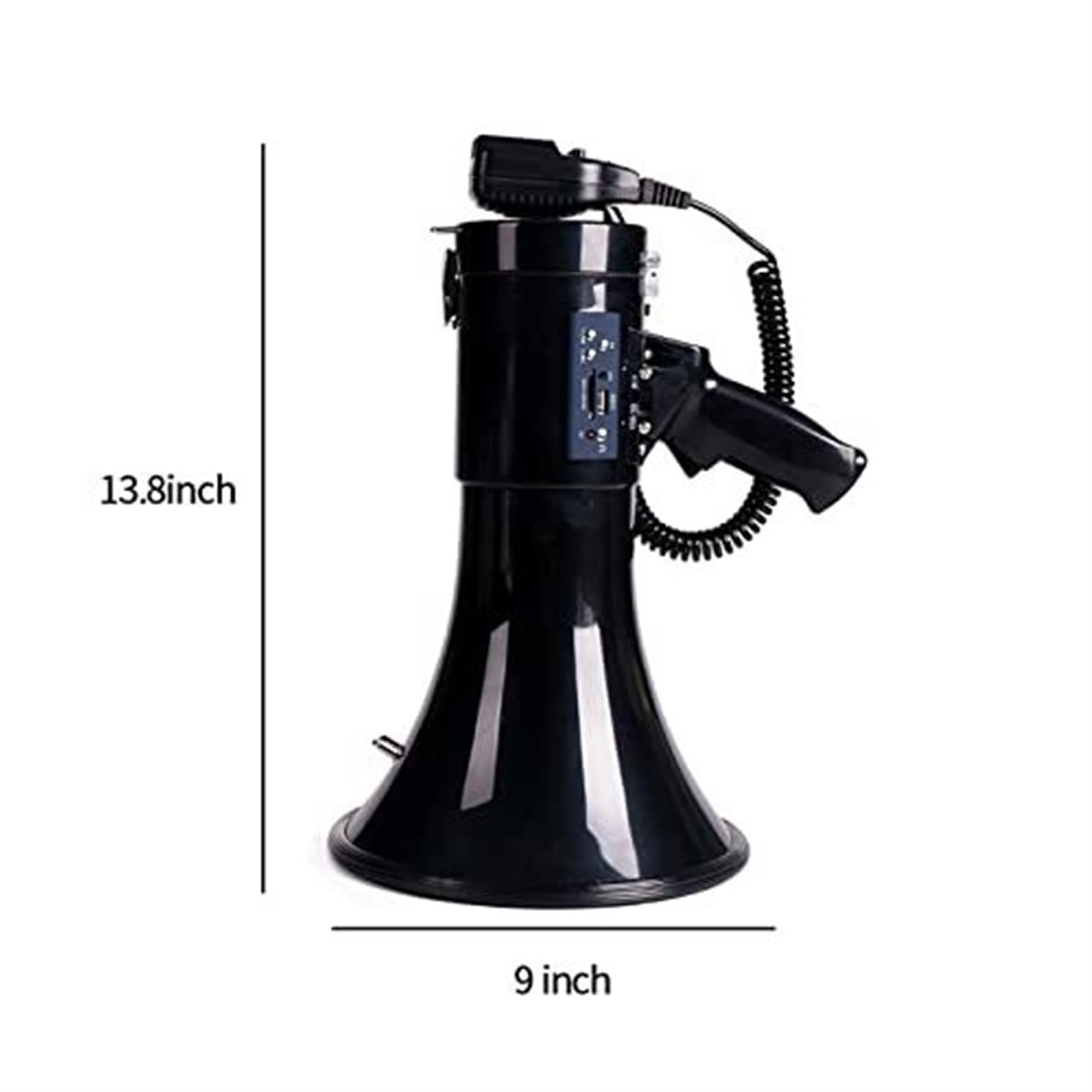 Megáfono Megáfono Portátil con Control De Volumen Y Modos De Voz para Anuncios En Exteriores Megáfono Volumen Ajustable