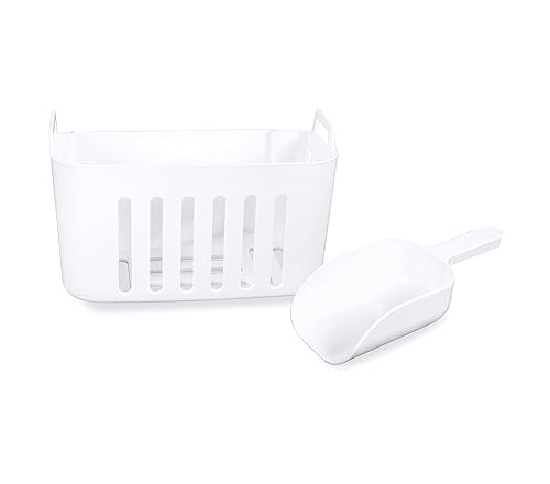 Miniatura 5 de Nostalgia Thermostar Máquina automática de hielo eléctrica portátil autolimpiante con asa, 26 libras en 24 horas con cuchara de hielo y cesta,