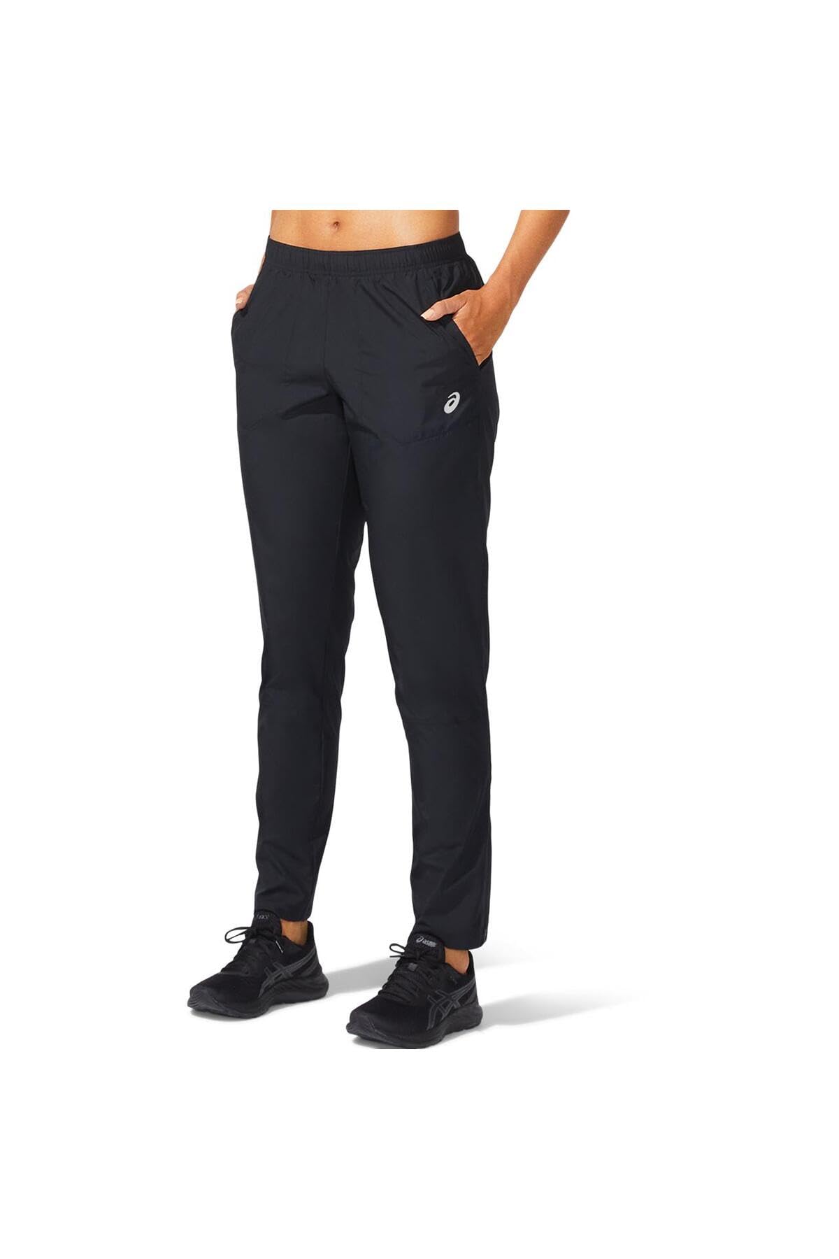 Asics Women's Performance Black Pants Woman Core Woven
