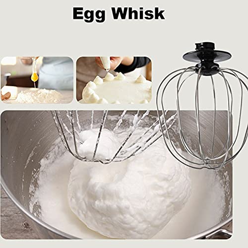 Küchenmaschine, 4 L Edelstahl Knetmaschine 1000W Multifunktional Teigknetmaschine mit Knethaken und Schneebesen… – Bild 8