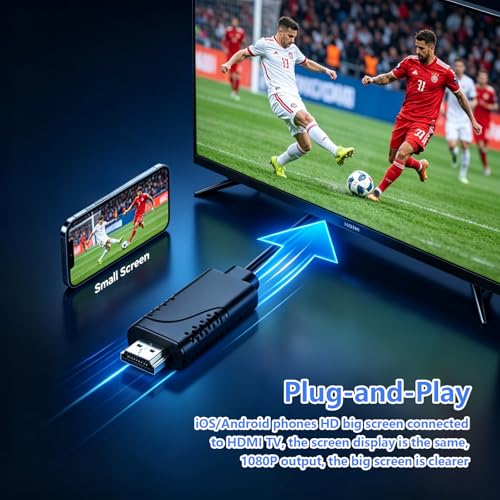 Adaptador USB hembra a HDMI macho 2 en 1 1080P miniatura 5