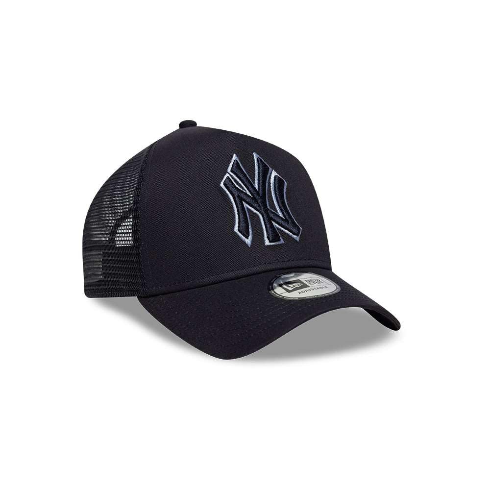 New Era MLB Adjustable Yankees Trucker Cap Basecap Baseballcap Meshcap Truckercap Damen/Herren - Snapback, mit Schirm, Schirm Frühling-Sommer