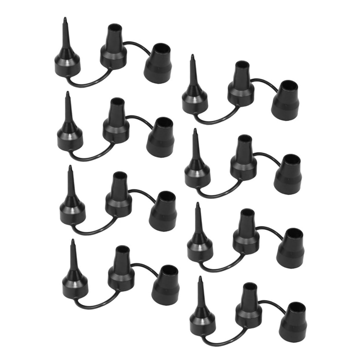 BESPORTBLE Luftpumpendüse Elektrische Pumpe Tankpumpe Aufblasbares Aufblasbares Bett Düse Luftpumpenverlängerung Wiederaufladbare Luftbettpumpe Luftgebläsepumpen Schwarz