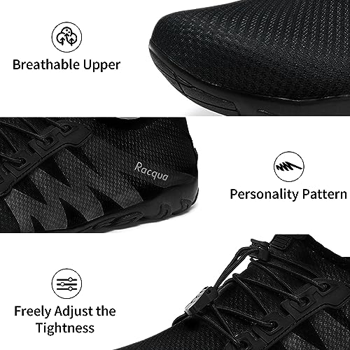 Image of Racqua Water Shoes Quick Dry Barefoot Beach Aqua Sport Swim Surf Pool Hiking Diving Walking for Men Women