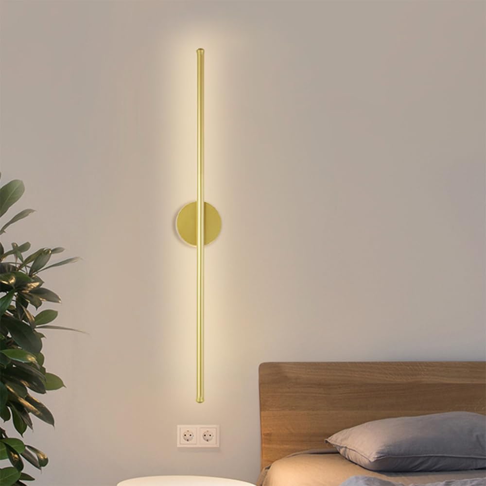 Lampadari da Parete Moderni per corridoio in Oro, per Interni, Rotondi, circolari, a LED Neri, Applique da Parete, 3200K, Bianco Caldo, da soffitto, da Incasso, da Comodino, per Camera da Letto, SOG