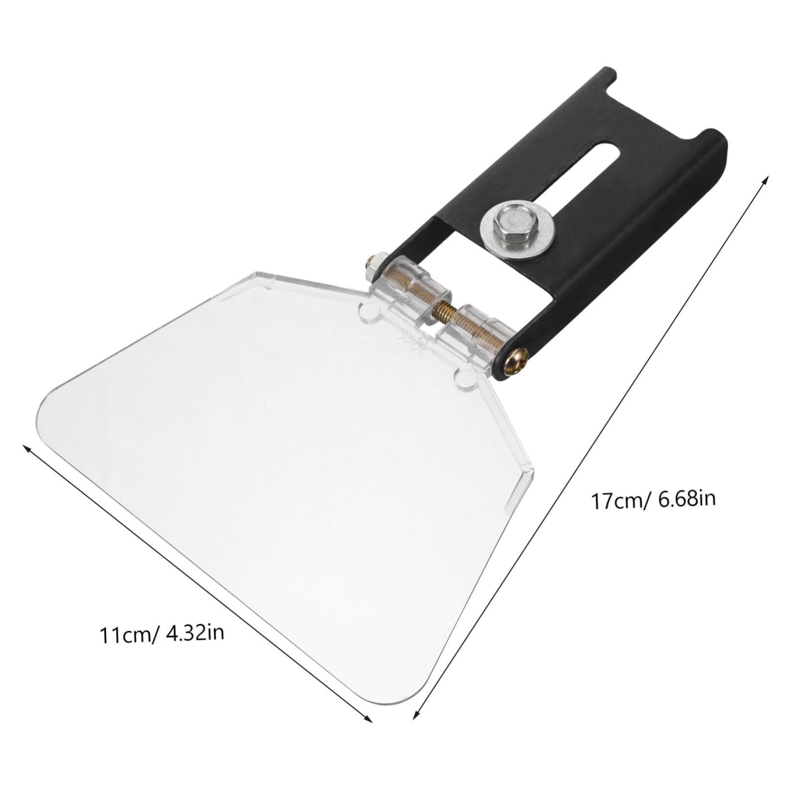 KONTONTY 2pcs Grinder Eye Shield Tool Bench Grinder Eye Cover Plastic Bench Grinder Eye Protector Grinder