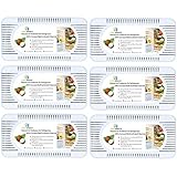 Freegrace Activated Carbon Air Purifying Bag 6 Pack - Coconut Shell Charcoal Odor Absorbent Boxes (50g*6)