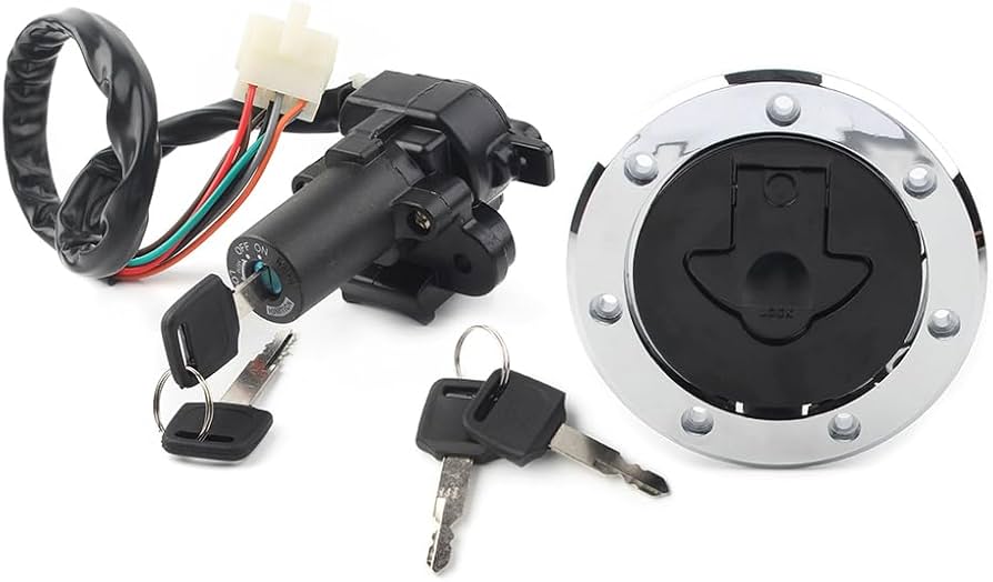Amazon.com: LIRU Motorcycle Switch Lock & Gas Cap, Motorbike