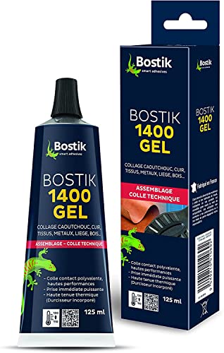 Colle contact nitrile liquide transparente BOSTIK PRO 1220 à forte adhérence et séchage rapide
