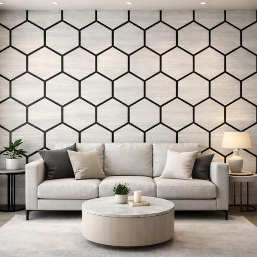 Image of Barebeauty 3D Wall Panel Wallpaper, Self Adhesive PE Foam Brick Sticker, Waterproof Wall Covering for Home Decor, 70 x 70 cm (Pack of 25, 131.75 Sq. Ft. Approx)