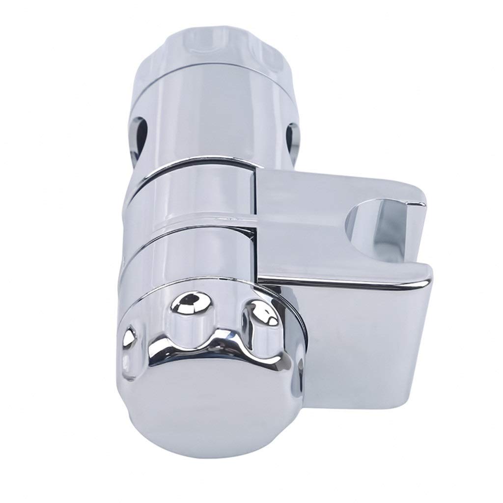 ABS Chromowany uchwyt prysznicowy Regulowany 22-25MM Uchwyt prysznicowy do łazienki Stojak Suwak Akcesoria do baterii łazienkowych Prysznic (Kolor: 25mm) (24mm)