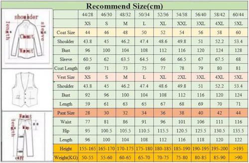 Men 3-Piece Lapel Slim Fit Suit Business Wedding Banquet Blazer Vest Pants Formal Wear3