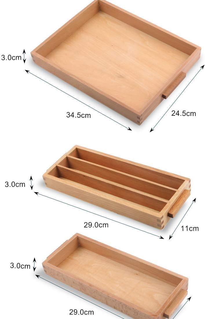 Montessori Set di perline dorate, salvadanaio decimale in legno, ausili per l'insegnamento della scuola elementare, giocattoli matematici per la scuola matematica