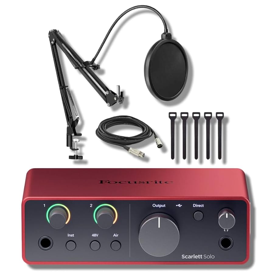 DTM・DAW Focusrite Scarlett Solo Studio Amazon.com: Focusrite Scarlett Solo Studio 4th Gen USB Audio