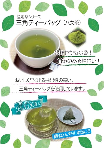 国太楼 抹茶入り八女茶三角TB40P