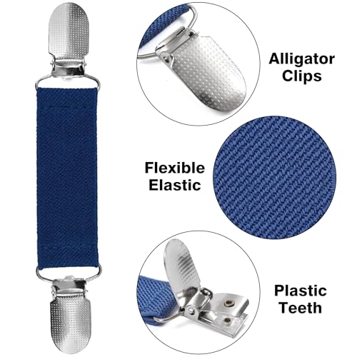 Ruisita 12 Pieces Dress Clips Back Cinch Set, Shirt, Sweater, Clothes, Mitten, Shawl, Waist Clips for Women Men3