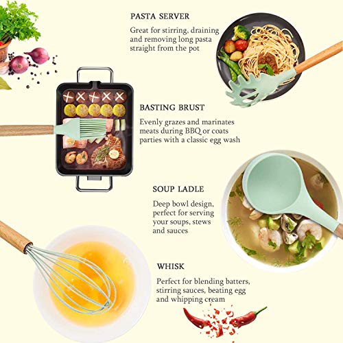 Utensilios-Cocina-de-SiliconaKagoLing-12-Piezas-Juego-de-Utensilios-de-Cocina-Resistentes-al-Calor-y-Antiadherentes-con-Mango-de-Madera-para-Utensilios