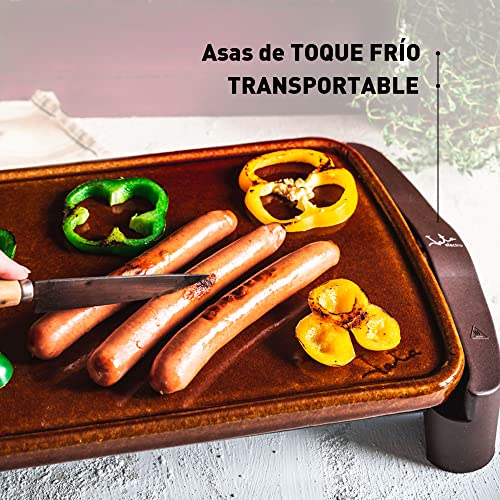 Plancha Grill Jata GR559 - Terracota, 1600W, 1L