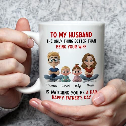 Taza personalizada para papá Wrappiness 11 oz miniatura 5
