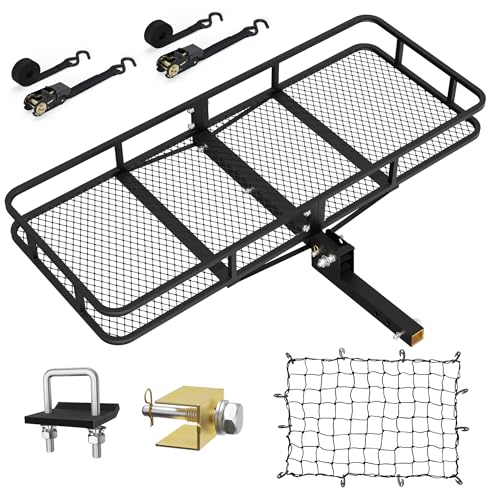 AKHAL-TEKE Hitch Cargo Carrier Basket Combo 60