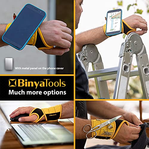 BINYATOOLS Magnetic Wristband with Super Strong Magnets Holds Screws, Nails - Image 3