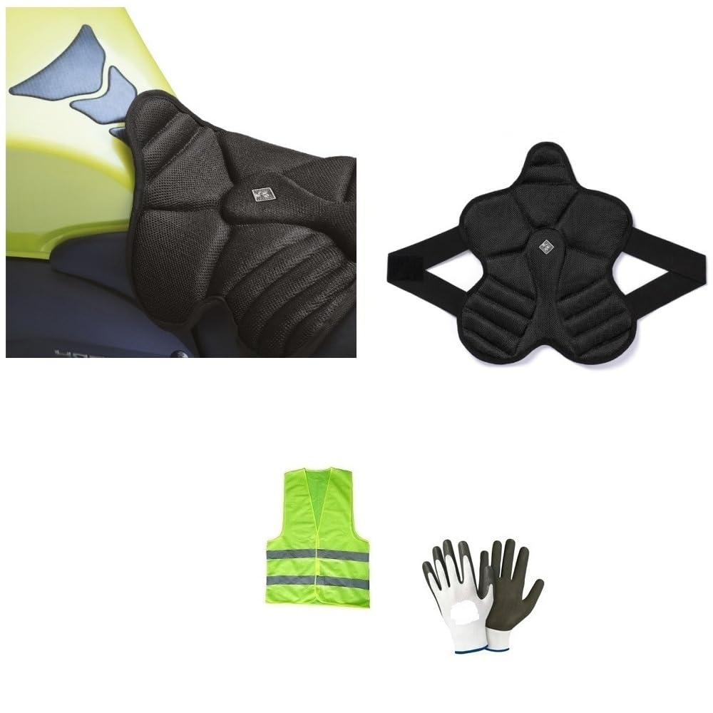COMPATIBILE CON DERBI SENDA 50 X-RACE SM COPRISELLA TUCANO URBANO 326-N2 COOL FRESH CUSCINO PER SELLA MOTO PROTEGGI SELLE IN RETE AERO 3D SPESSORE 2CM NERO 42X42CM
