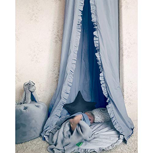 Momaid Baby Bed Canopy With Frills Crib Reading Nook Game Tent For Kids Hanging Net Nursery Play Room Decor #TOP3