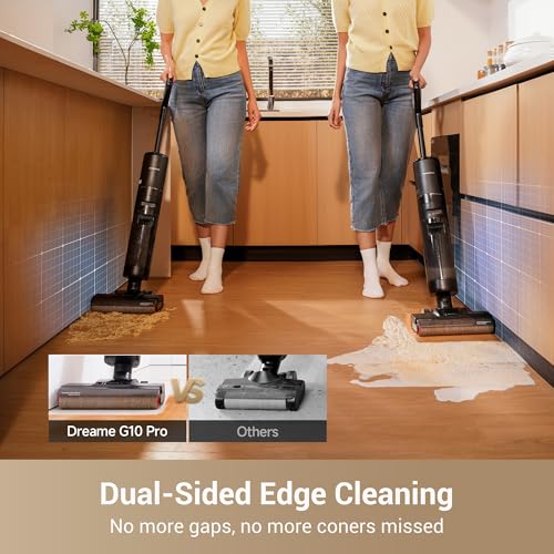 Image of DREAME G10 Pro Wet Dry Vacuum Cleaner, Vacuum Mop All in One with Auto Self-Cleaning, Floor Cleaner Machine for Hard Floor, 35 Mins Runtime, Edge Cleaning, Self-Propelled Vacuum Mop Combo